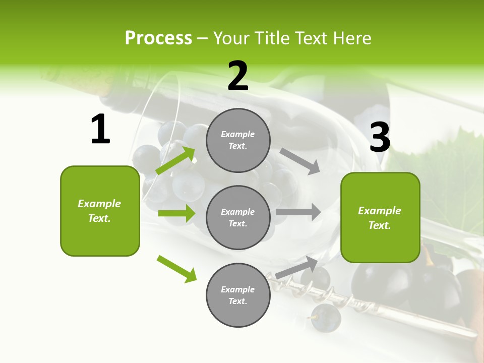 Wine Glass Background Liquid PowerPoint Template