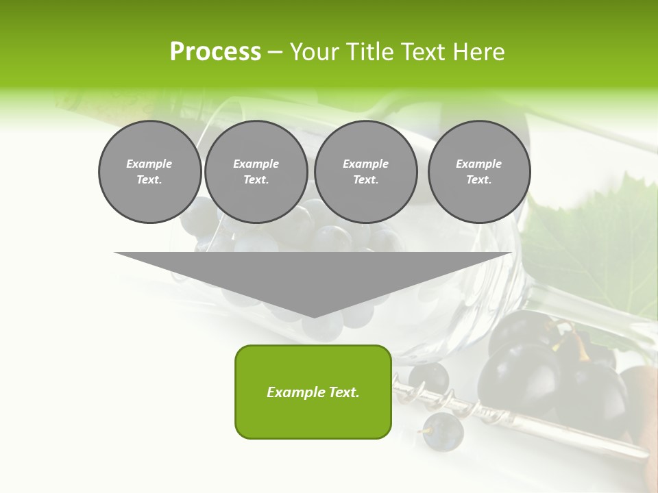 Wine Glass Background Liquid PowerPoint Template