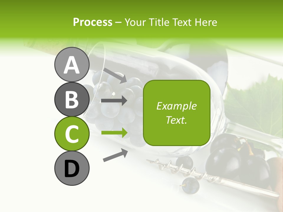 Wine Glass Background Liquid PowerPoint Template