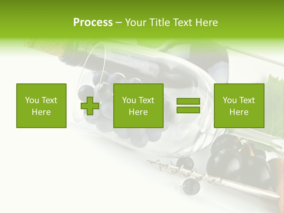 Wine Glass Background Liquid PowerPoint Template