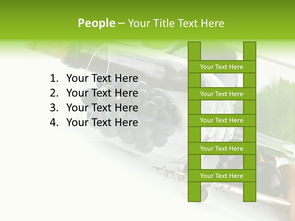 Wine Glass Background Liquid PowerPoint Template