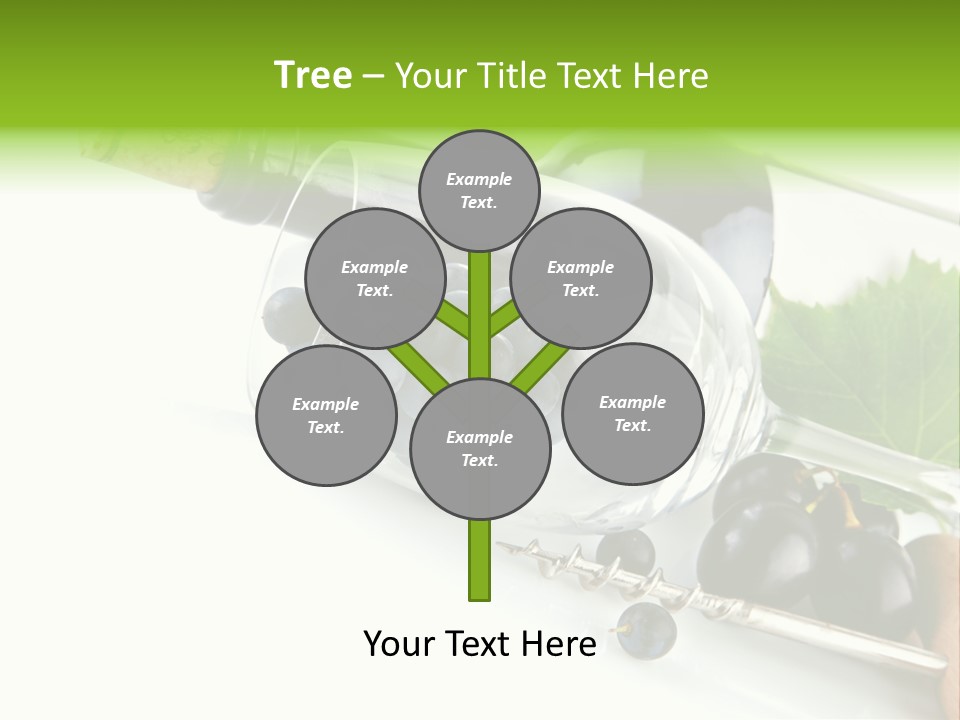 Wine Glass Background Liquid PowerPoint Template