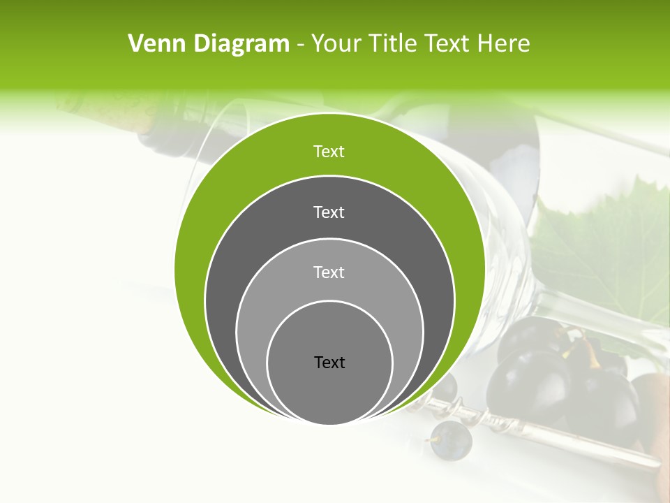 Wine Glass Background Liquid PowerPoint Template