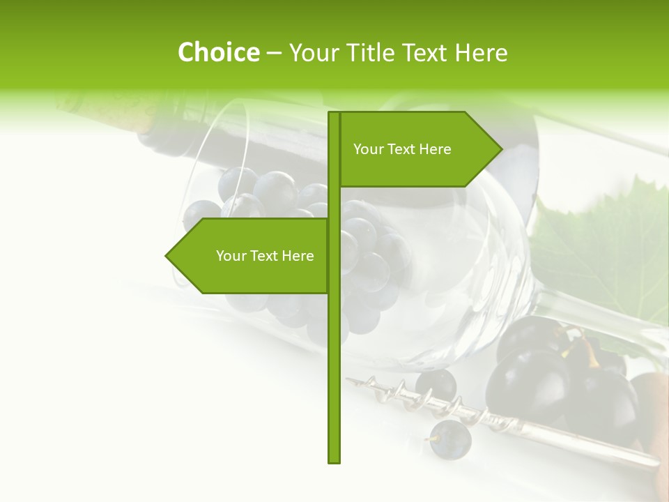 Wine Glass Background Liquid PowerPoint Template