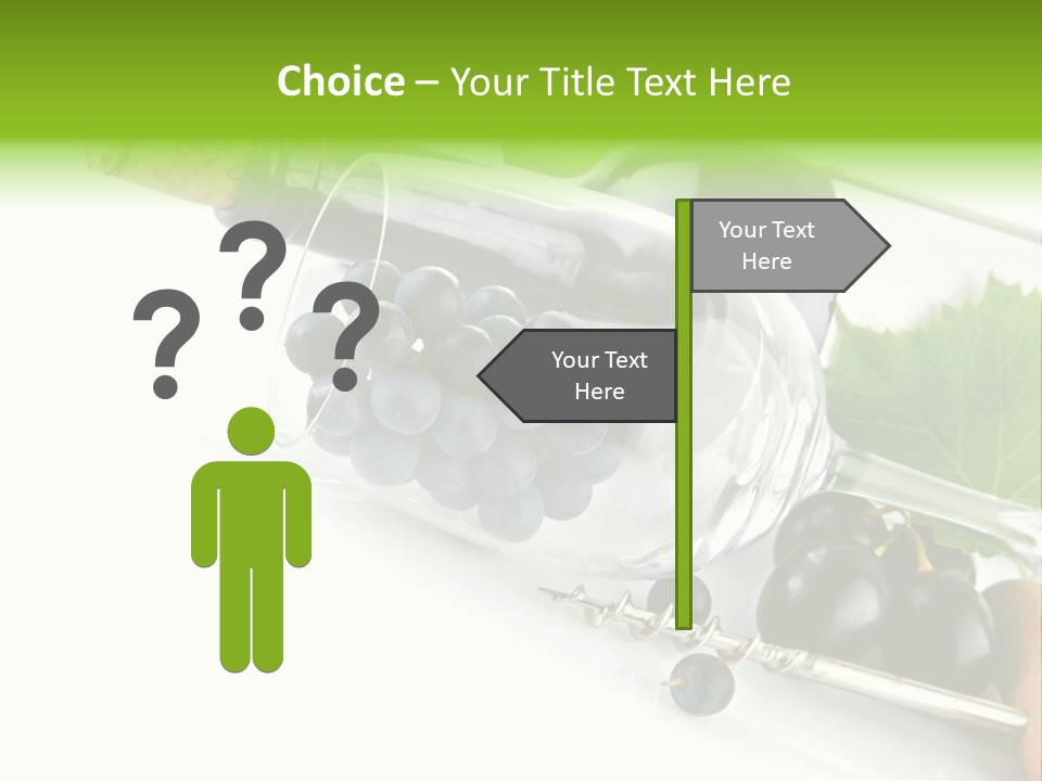 Wine Glass Background Liquid PowerPoint Template