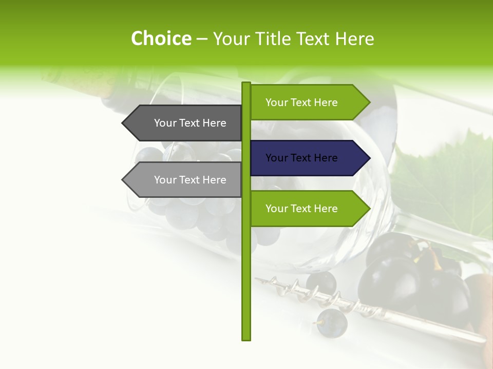 Wine Glass Background Liquid PowerPoint Template