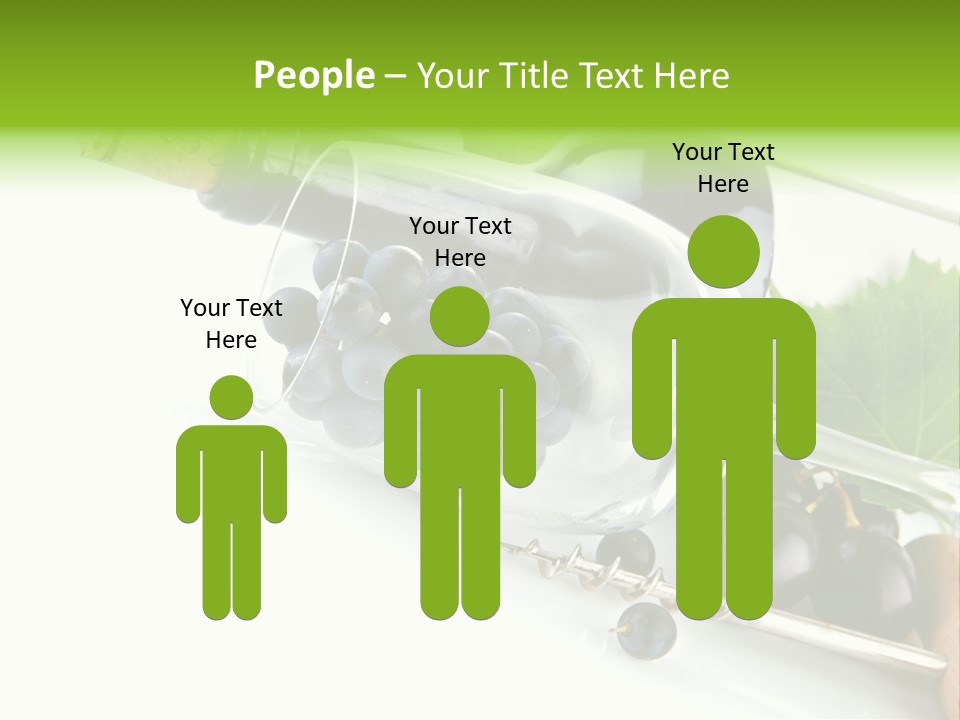 Wine Glass Background Liquid PowerPoint Template