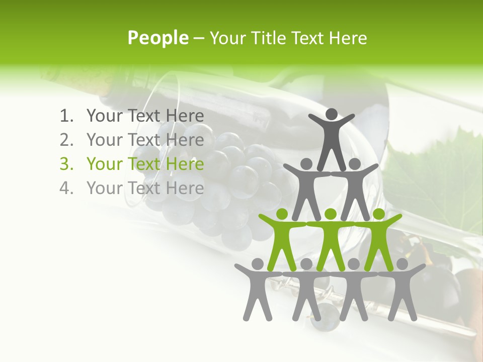 Wine Glass Background Liquid PowerPoint Template