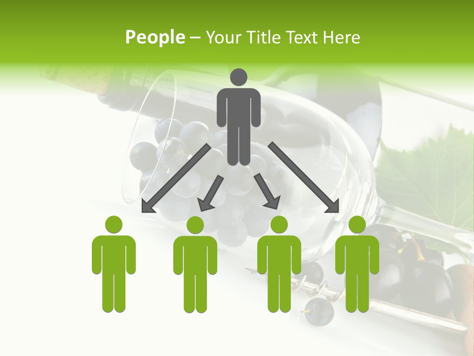 Wine Glass Background Liquid PowerPoint Template