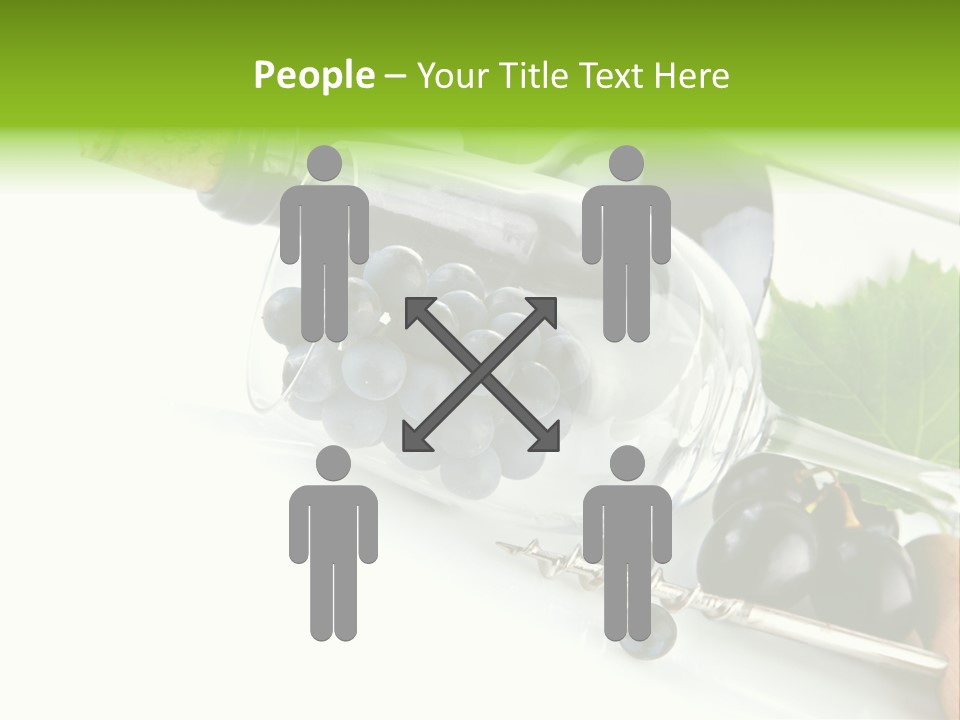 Wine Glass Background Liquid PowerPoint Template