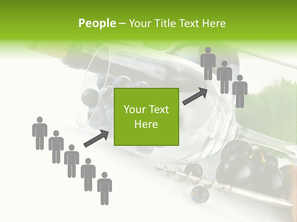 Wine Glass Background Liquid PowerPoint Template