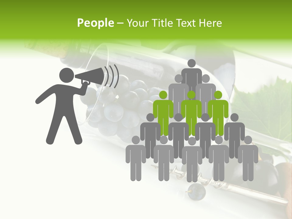 Wine Glass Background Liquid PowerPoint Template