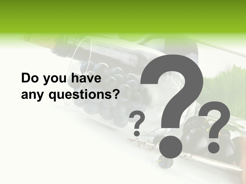 Wine Glass Background Liquid PowerPoint Template