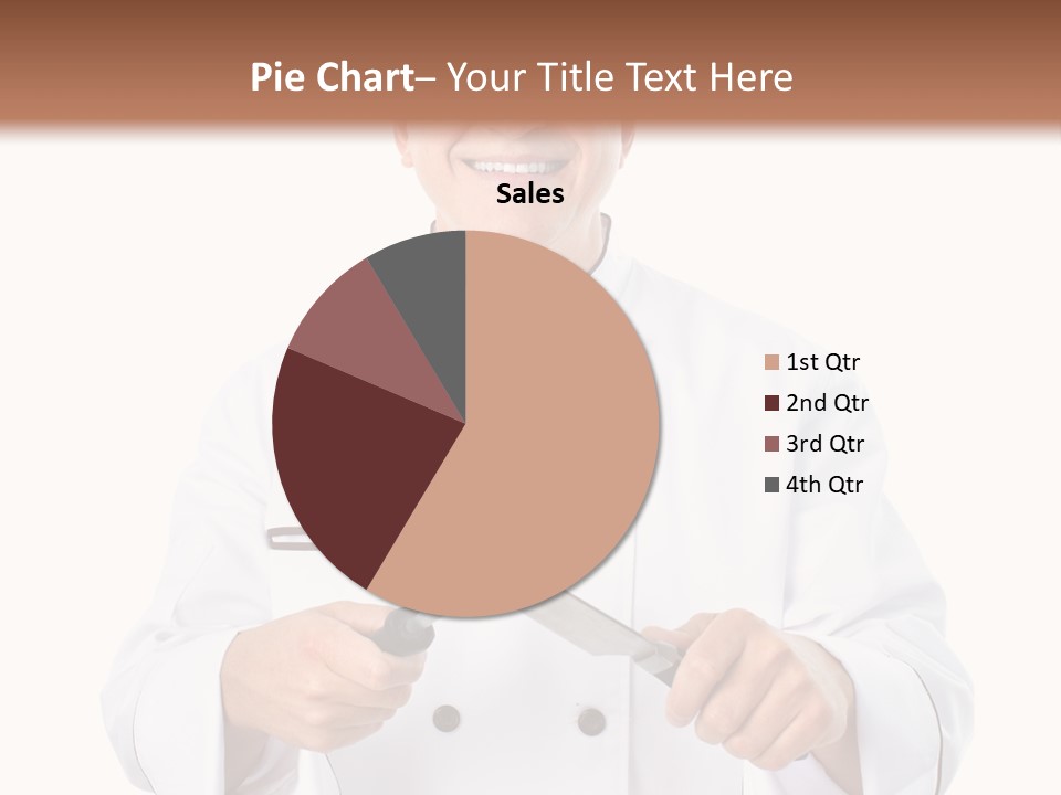 Isolated Smiling Occupation PowerPoint Template