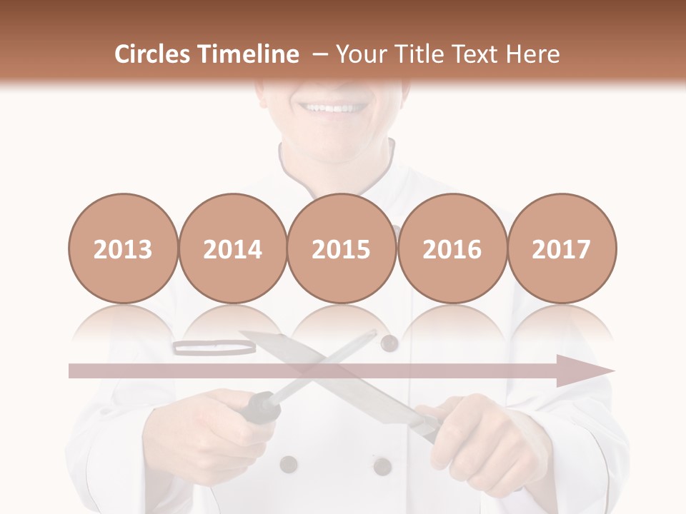 Isolated Smiling Occupation PowerPoint Template