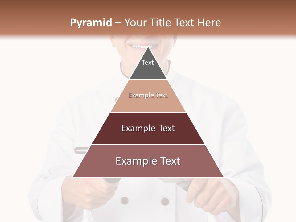 Isolated Smiling Occupation PowerPoint Template