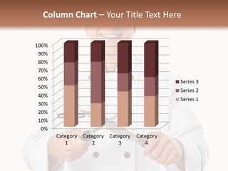 Isolated Smiling Occupation PowerPoint Template