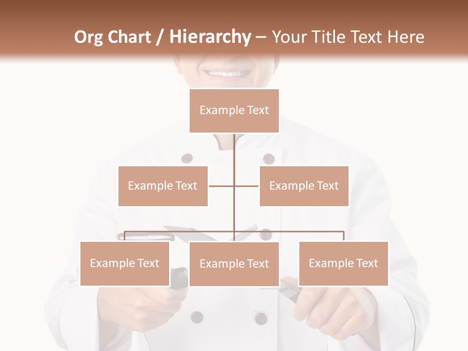 Isolated Smiling Occupation PowerPoint Template