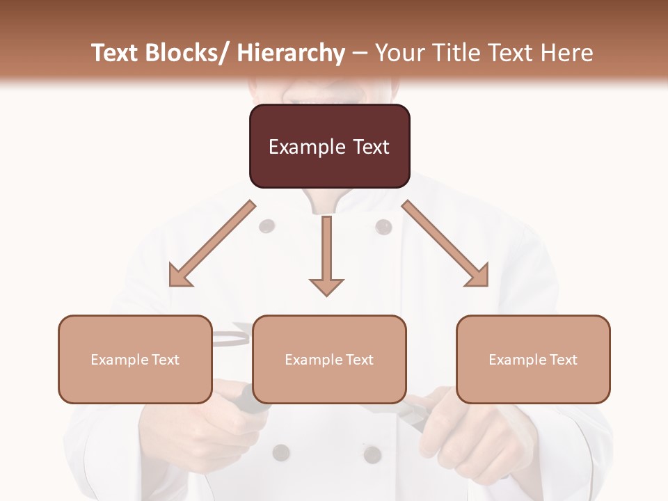 Isolated Smiling Occupation PowerPoint Template