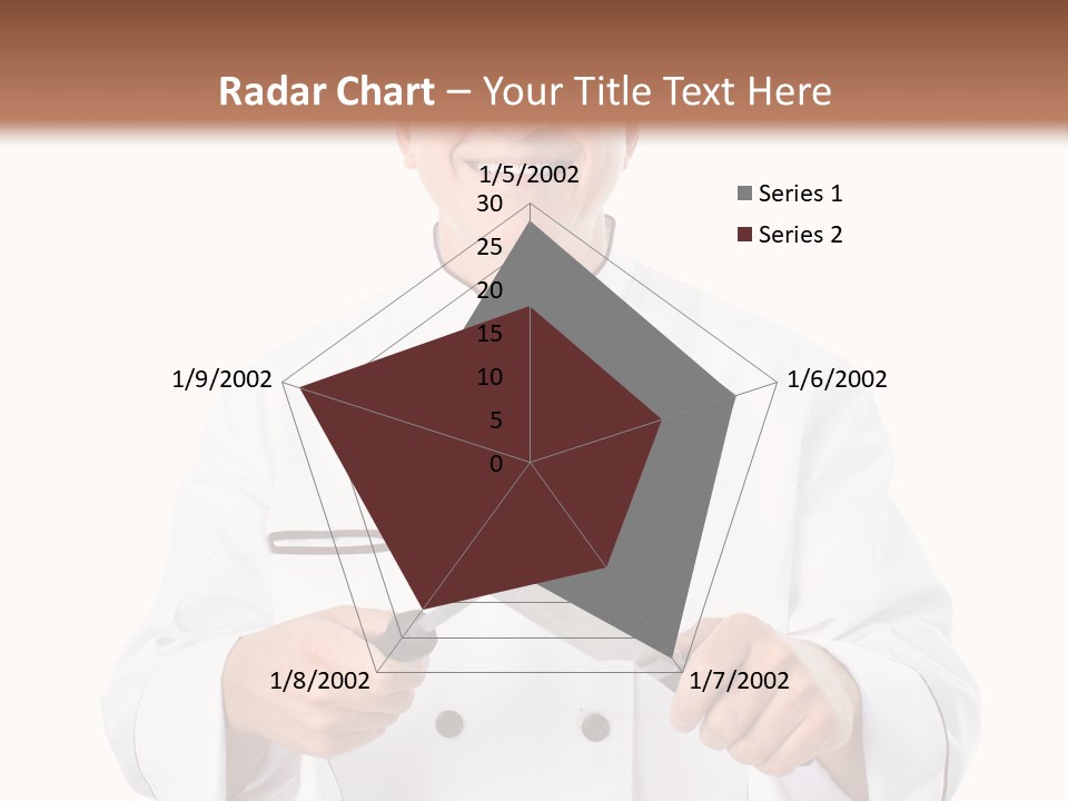 Isolated Smiling Occupation PowerPoint Template