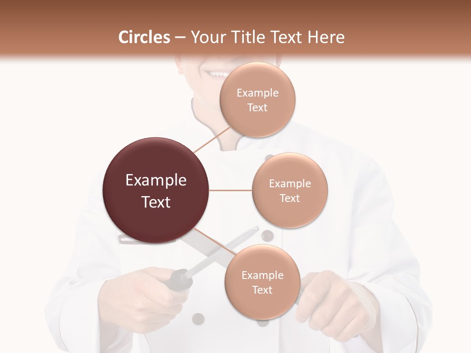 Isolated Smiling Occupation PowerPoint Template