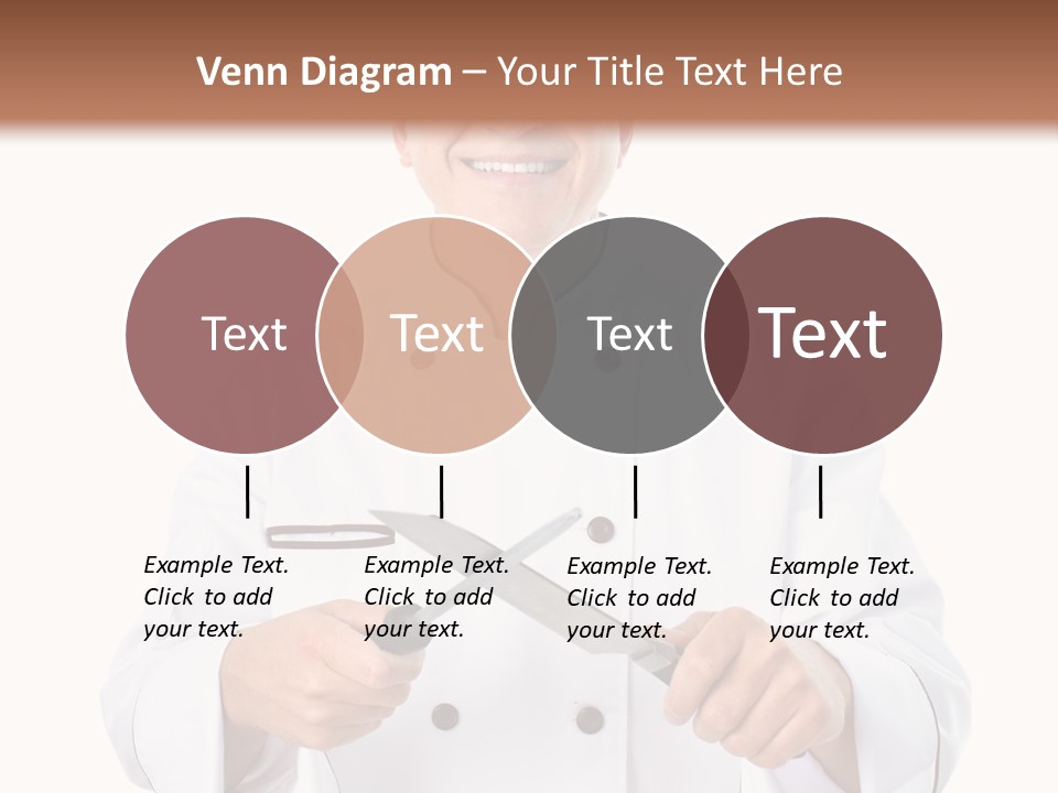 Isolated Smiling Occupation PowerPoint Template