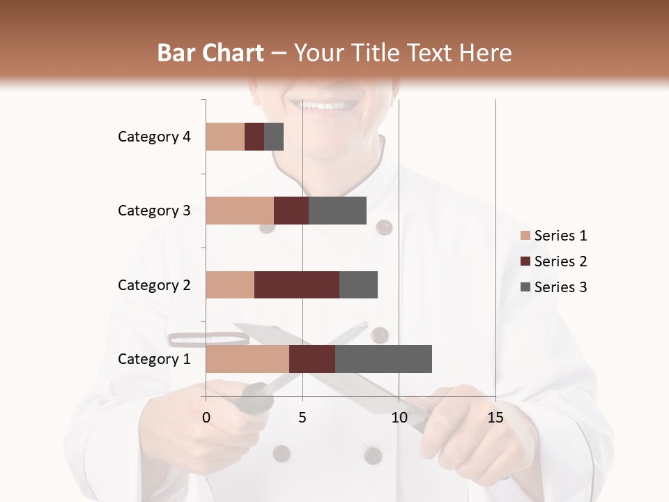 Isolated Smiling Occupation PowerPoint Template