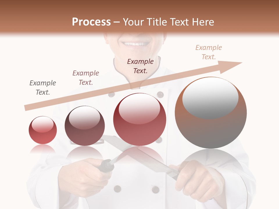 Isolated Smiling Occupation PowerPoint Template