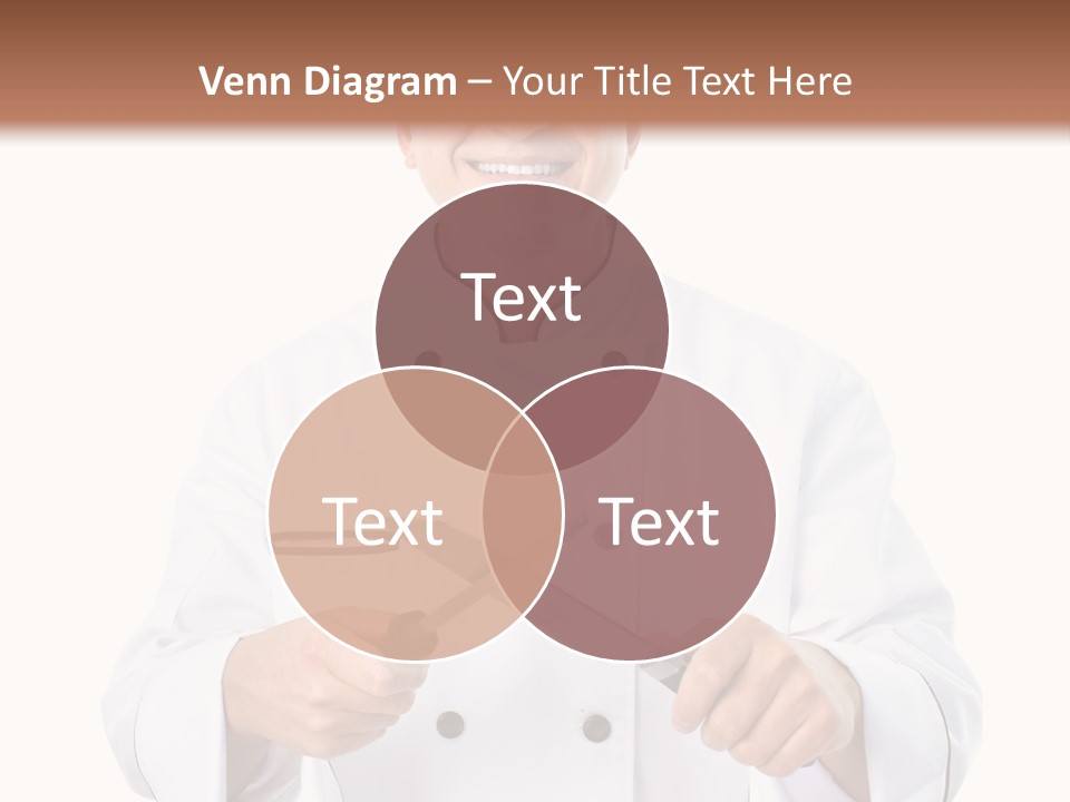 Isolated Smiling Occupation PowerPoint Template