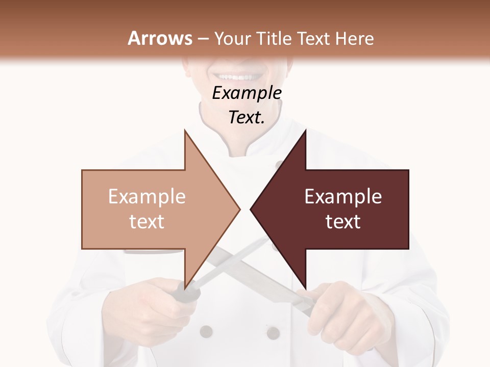 Isolated Smiling Occupation PowerPoint Template