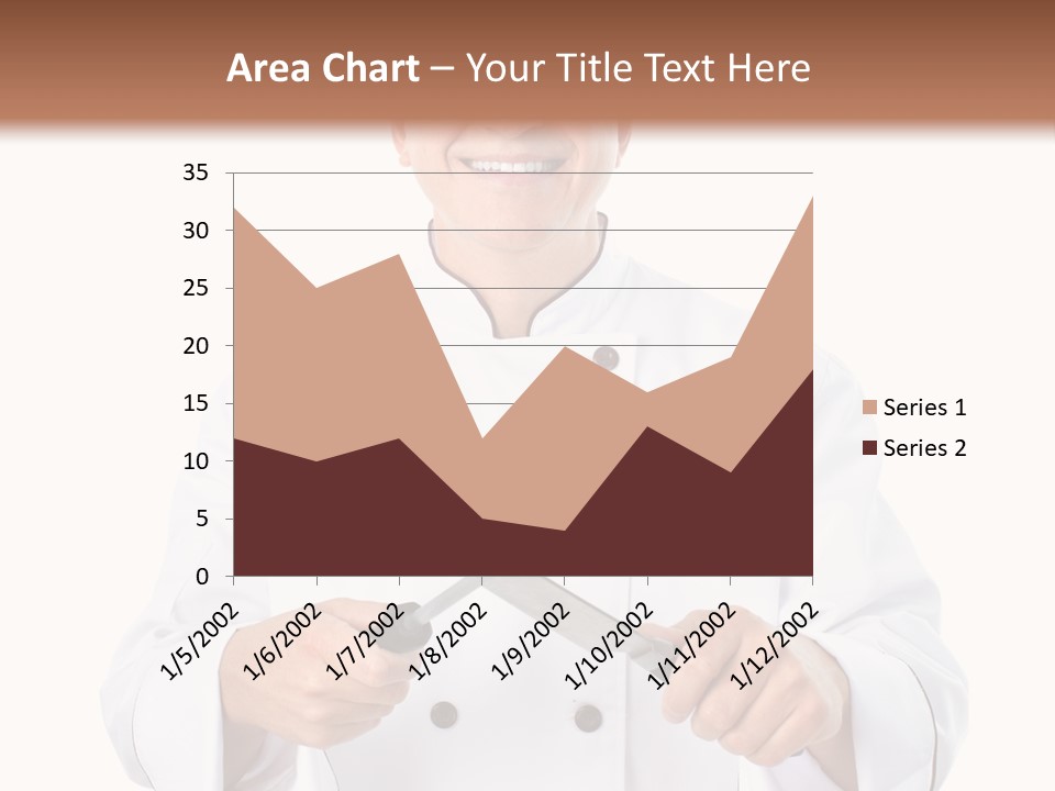 Isolated Smiling Occupation PowerPoint Template