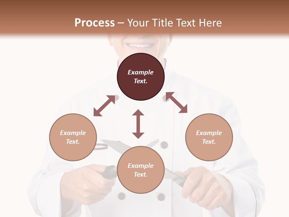 Isolated Smiling Occupation PowerPoint Template