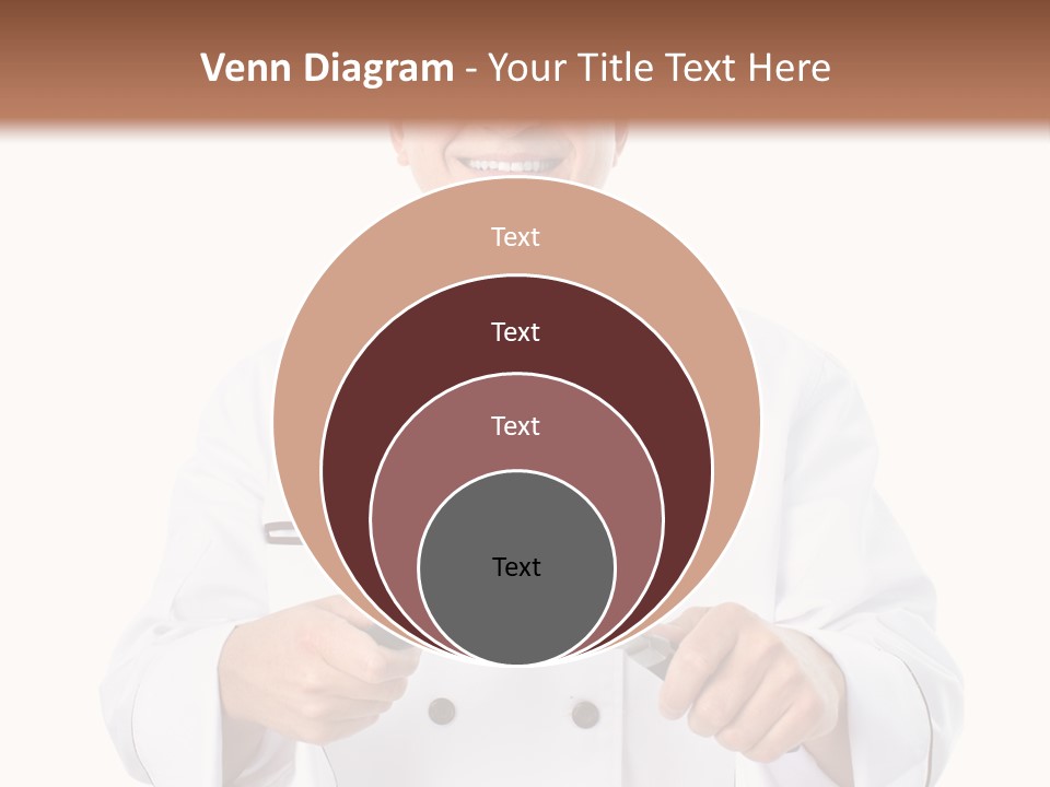 Isolated Smiling Occupation PowerPoint Template