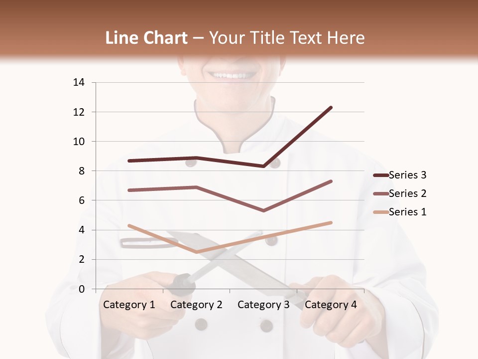 Isolated Smiling Occupation PowerPoint Template
