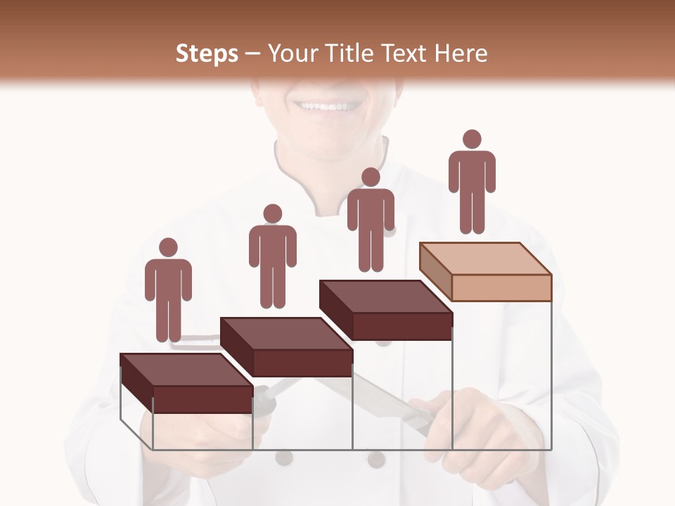 Isolated Smiling Occupation PowerPoint Template