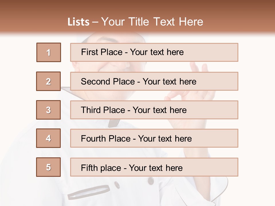 Cook S Worker PowerPoint Template