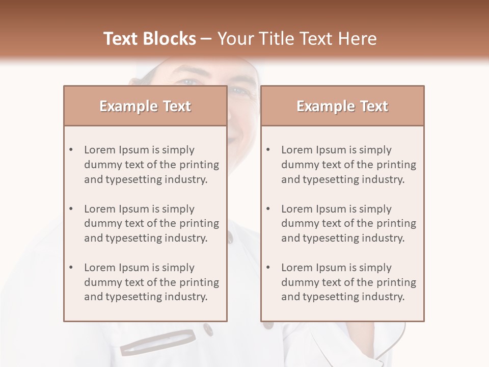 Cook S Worker PowerPoint Template