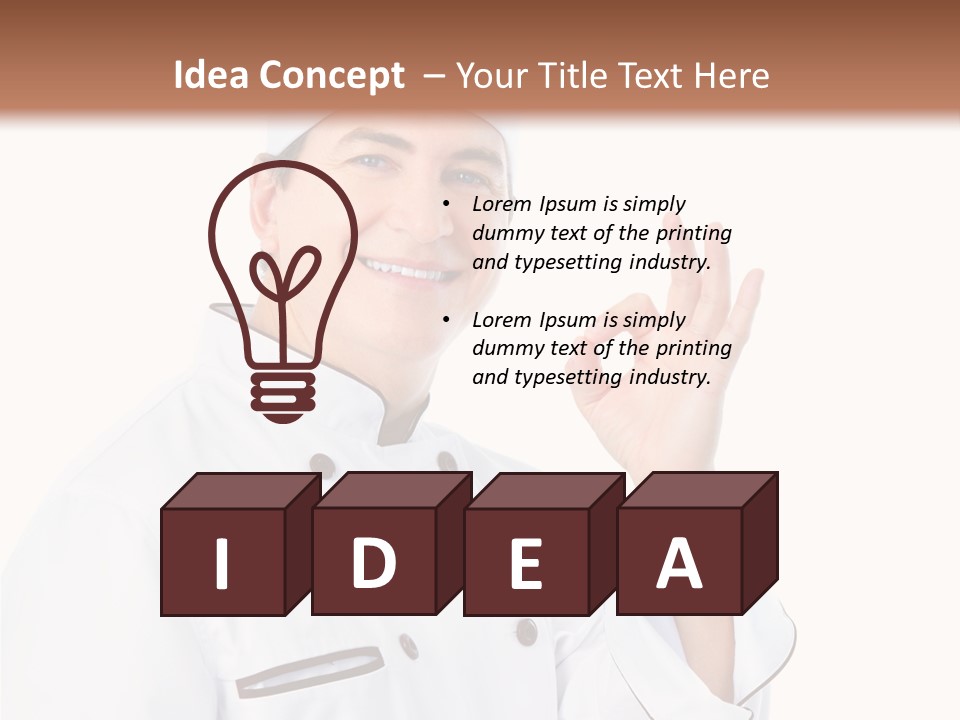 Cook S Worker PowerPoint Template