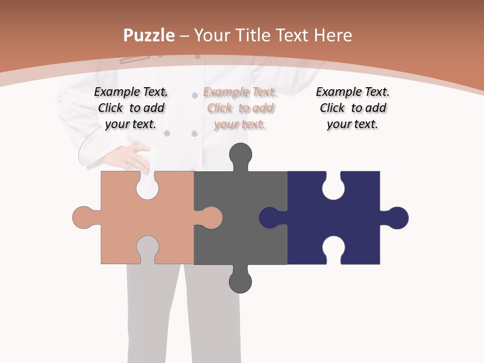 Present Man Staff PowerPoint Template