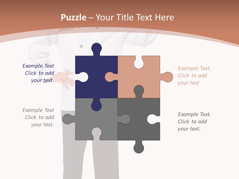 Present Man Staff PowerPoint Template