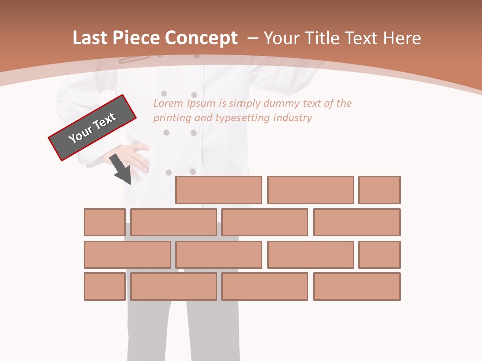 Present Man Staff PowerPoint Template