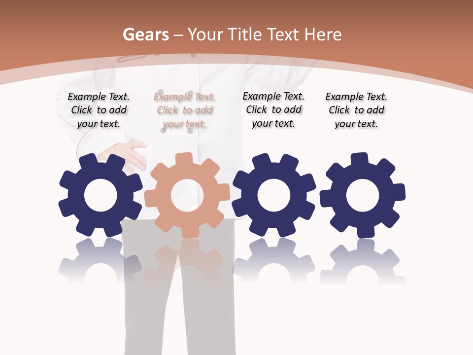 Present Man Staff PowerPoint Template