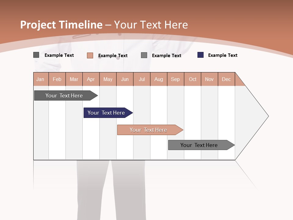 Present Man Staff PowerPoint Template