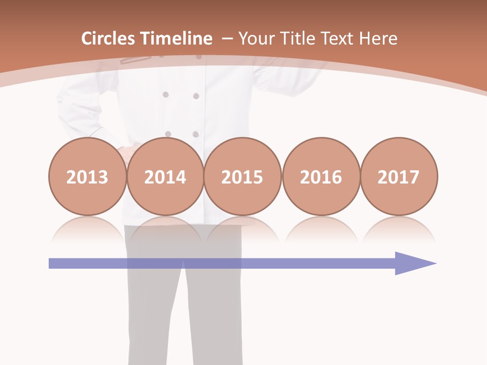 Present Man Staff PowerPoint Template