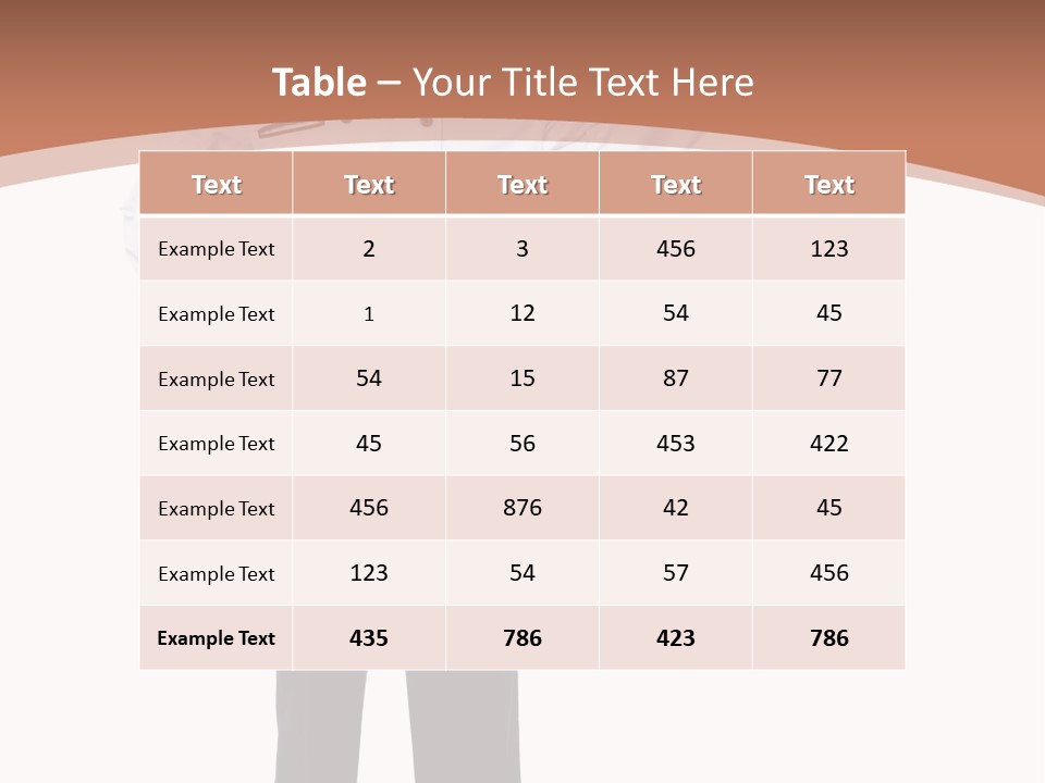 Present Man Staff PowerPoint Template