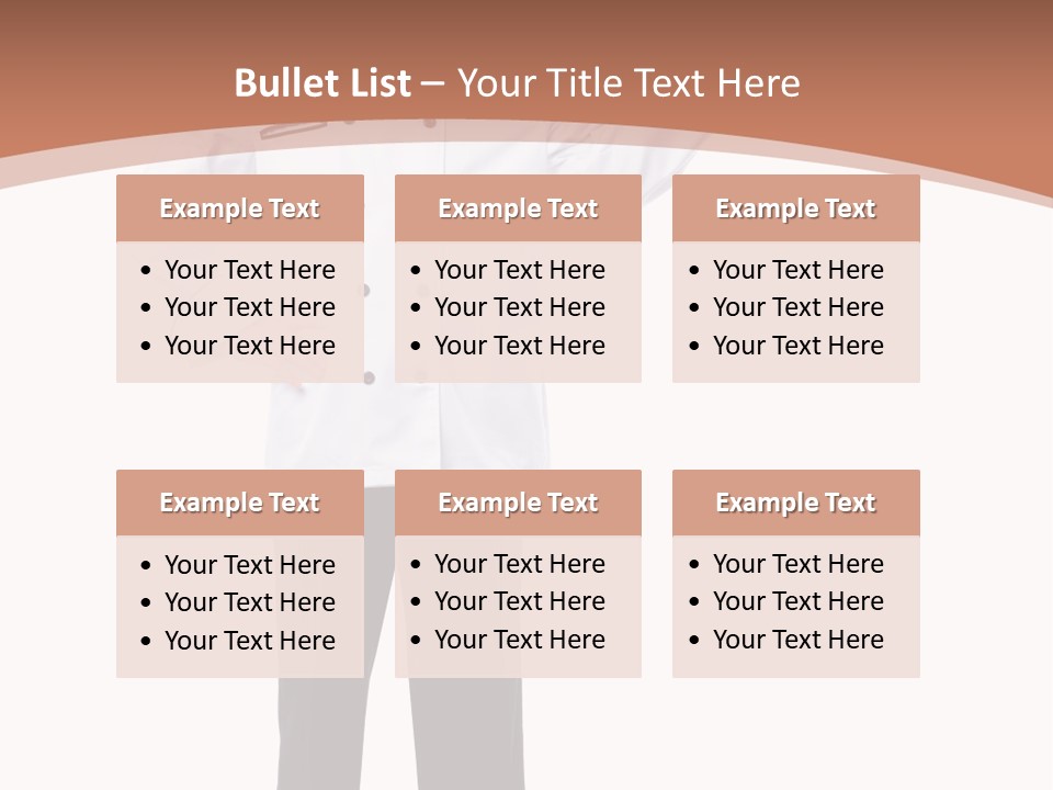 Present Man Staff PowerPoint Template