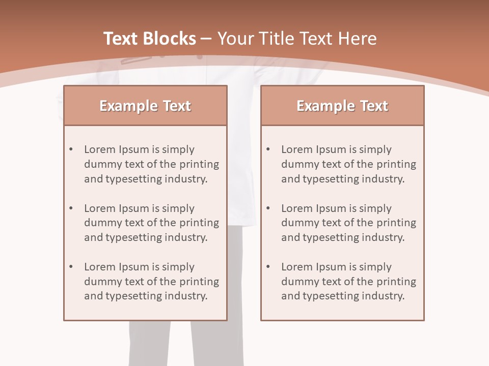 Present Man Staff PowerPoint Template