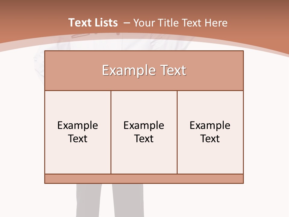 Present Man Staff PowerPoint Template