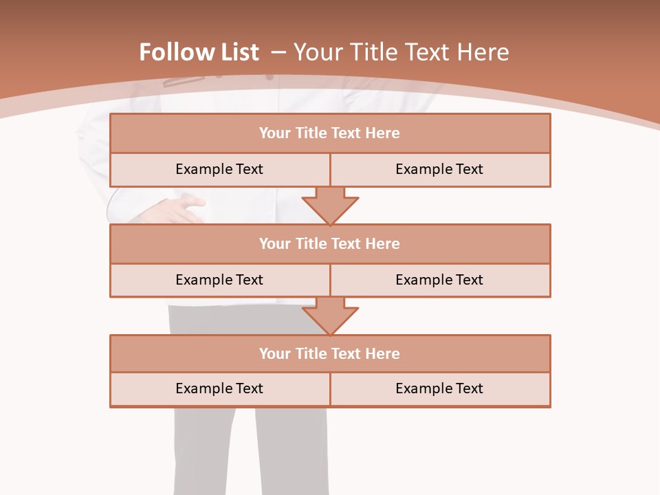 Present Man Staff PowerPoint Template
