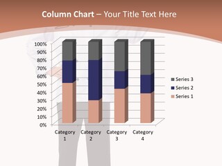 Present Man Staff PowerPoint Template